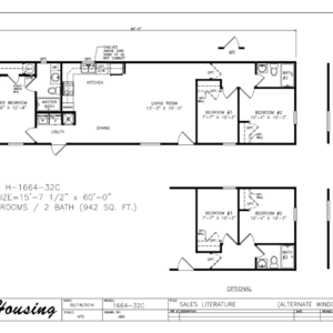 Legacy 1664-32C Singlewide