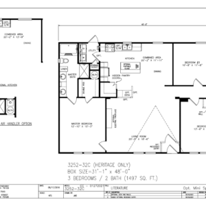 Legacy 3252-32C Doublewide